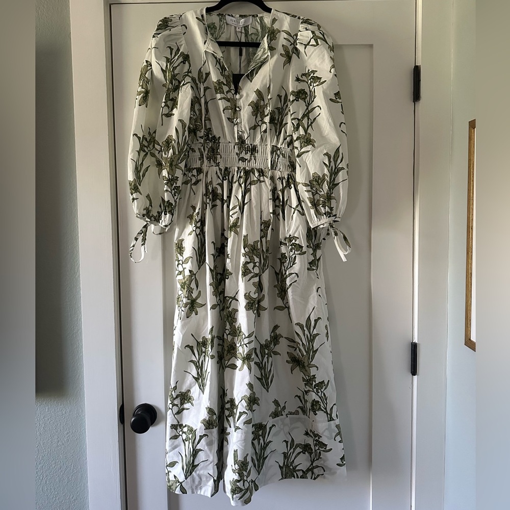 Hunter Bell Clementine dress Green Lily medium